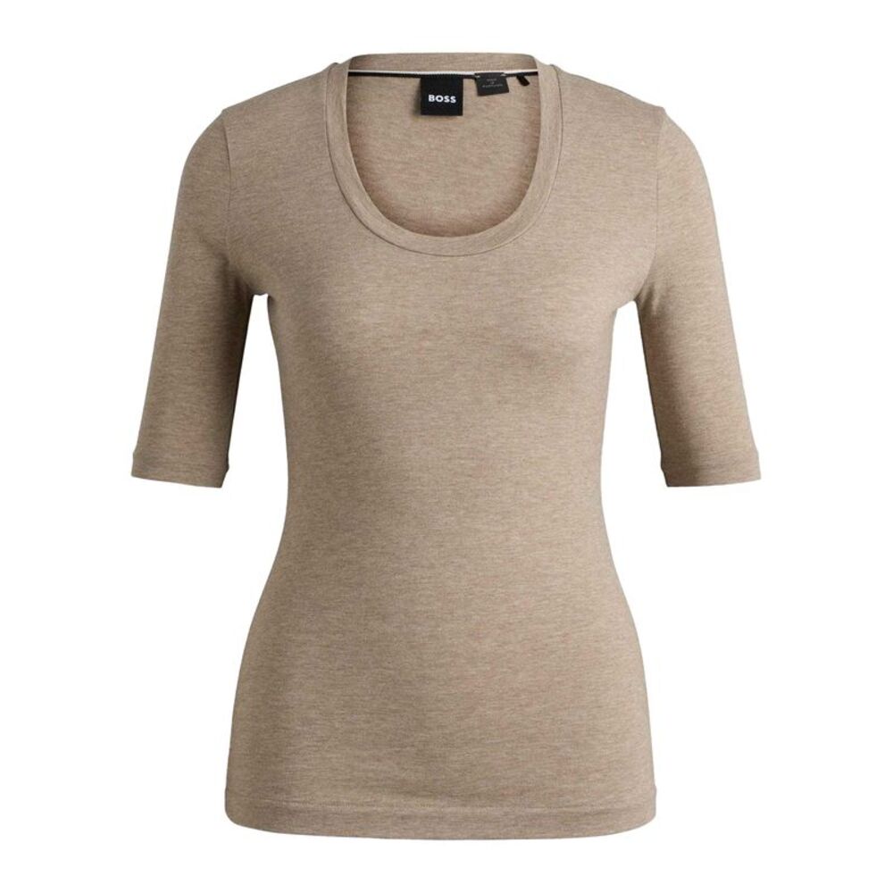 Boss Womens/Ladies Effilie2 3/4 Sleeve Top / Gray
